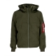 piumino uomo hooded logo puffer DARK OLIVE