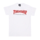 maglietta uomo outline tee WHITE/RED