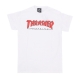 maglietta uomo outline tee WHITE/RED