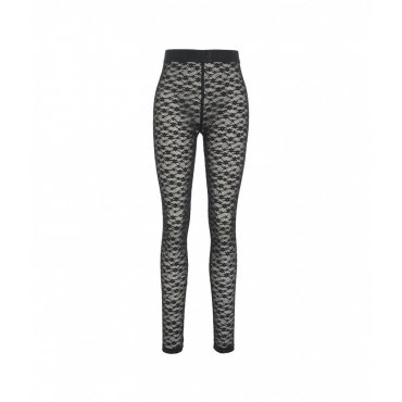 Leggings in pizzo Josia nero