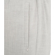 Pantaloni con elastico in vita grigio chiaro