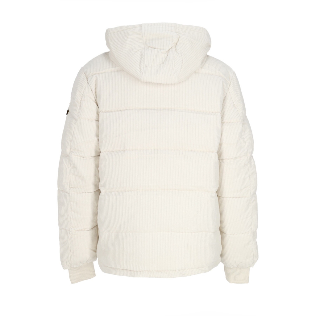 giubbotto uomo puffer cord JET STREAM WHITE