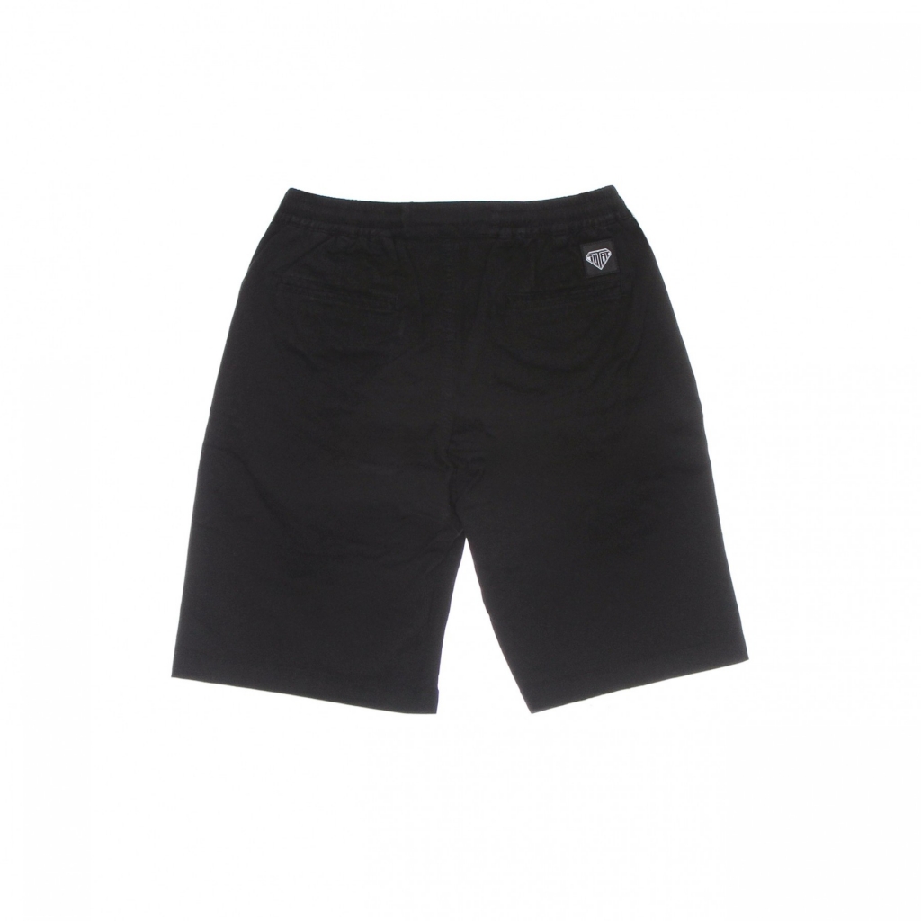 pantalone corto uomo jogger short BLACK