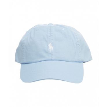 Cappellino da baseball con logo azzurro