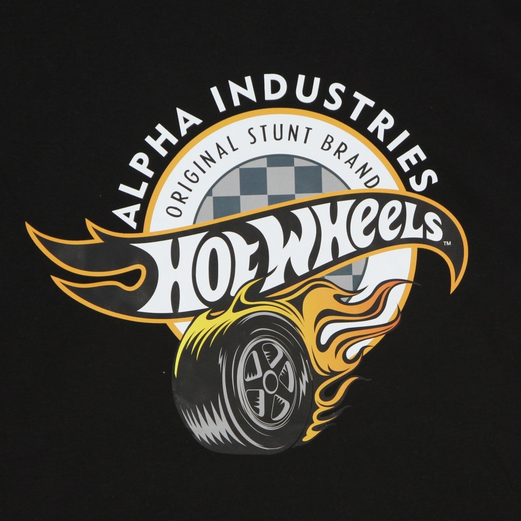 maglietta uomo hot wheels alpha tee BLACK