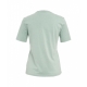 T-shirt con doppio collo verde chiaro