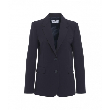 Blazer monopetto blu royal