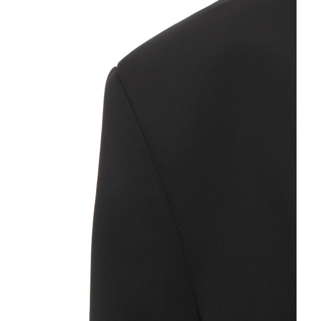 Cropped blazer nero