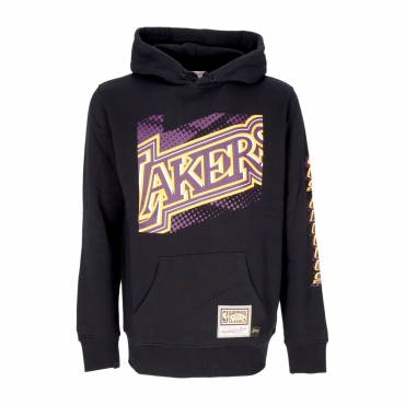 felpa cappuccio uomo nba big face 70 hoodie loslak BLACK