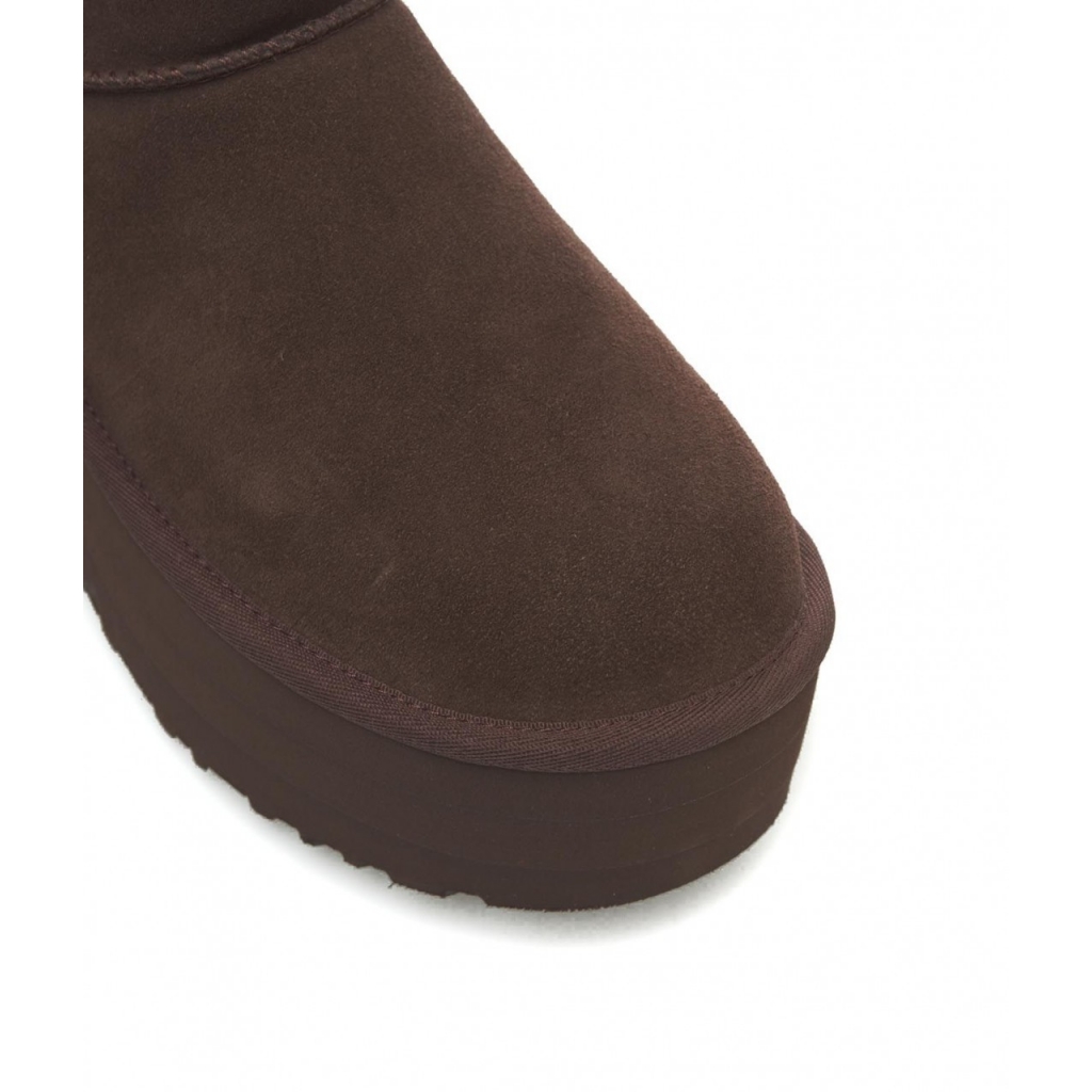Boots Ultra Classic Mini Platform marrone scuro