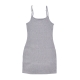 vestito donna sportswear essentials ribbed dress bycn DK GREY HEATHER/WHITE