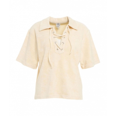 Maglia in spugna beige