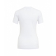 T-shirt con strass bianco