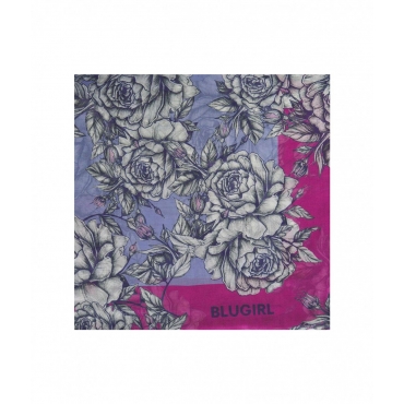 Foulard con stampa floreale lill