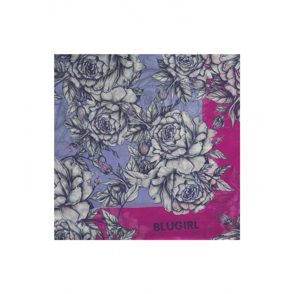 Foulard con stampa floreale lill