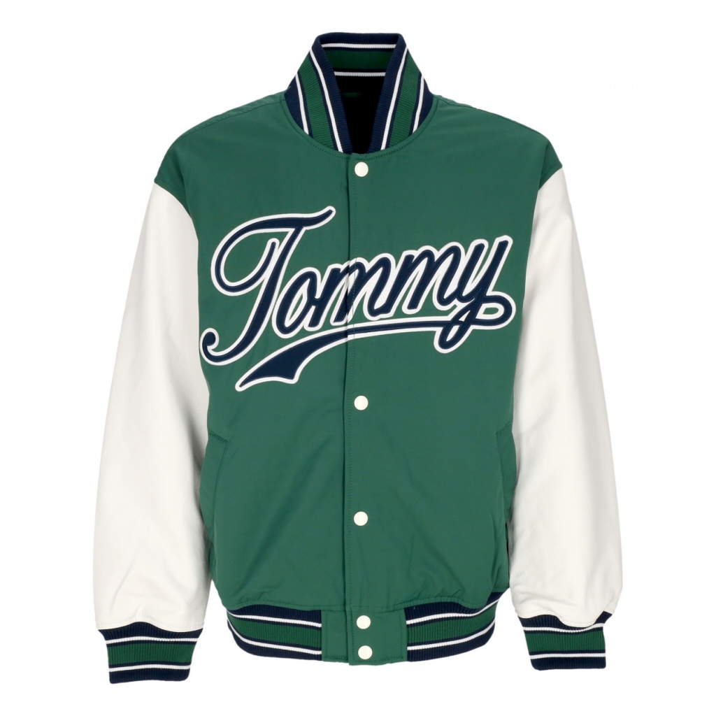 giubbotto college uomo letterman jacket ext COURT GREEN/MULTI