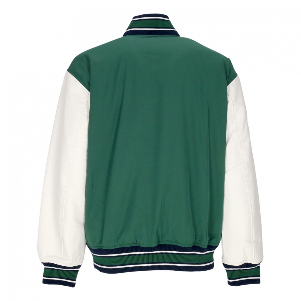 giubbotto college uomo letterman jacket ext COURT GREEN/MULTI