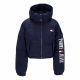 piumino corto donna crop alaska archive flag jacket DARK NIGHT NAVY