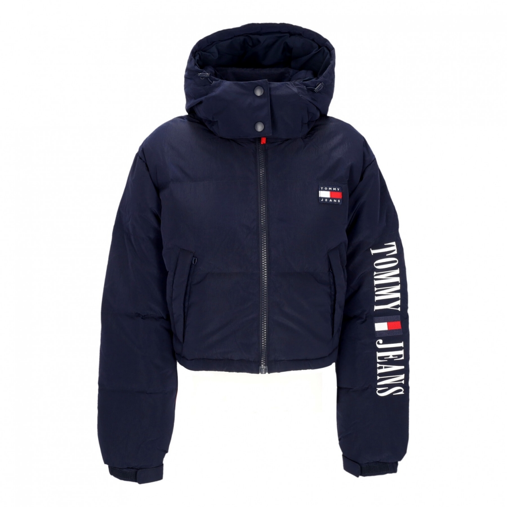 piumino corto donna crop alaska archive flag jacket DARK NIGHT NAVY