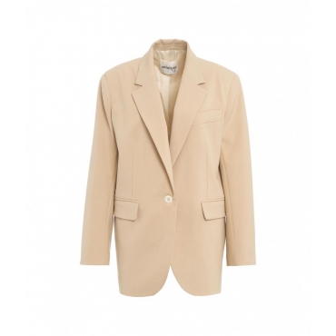 Blazer monopetto beige