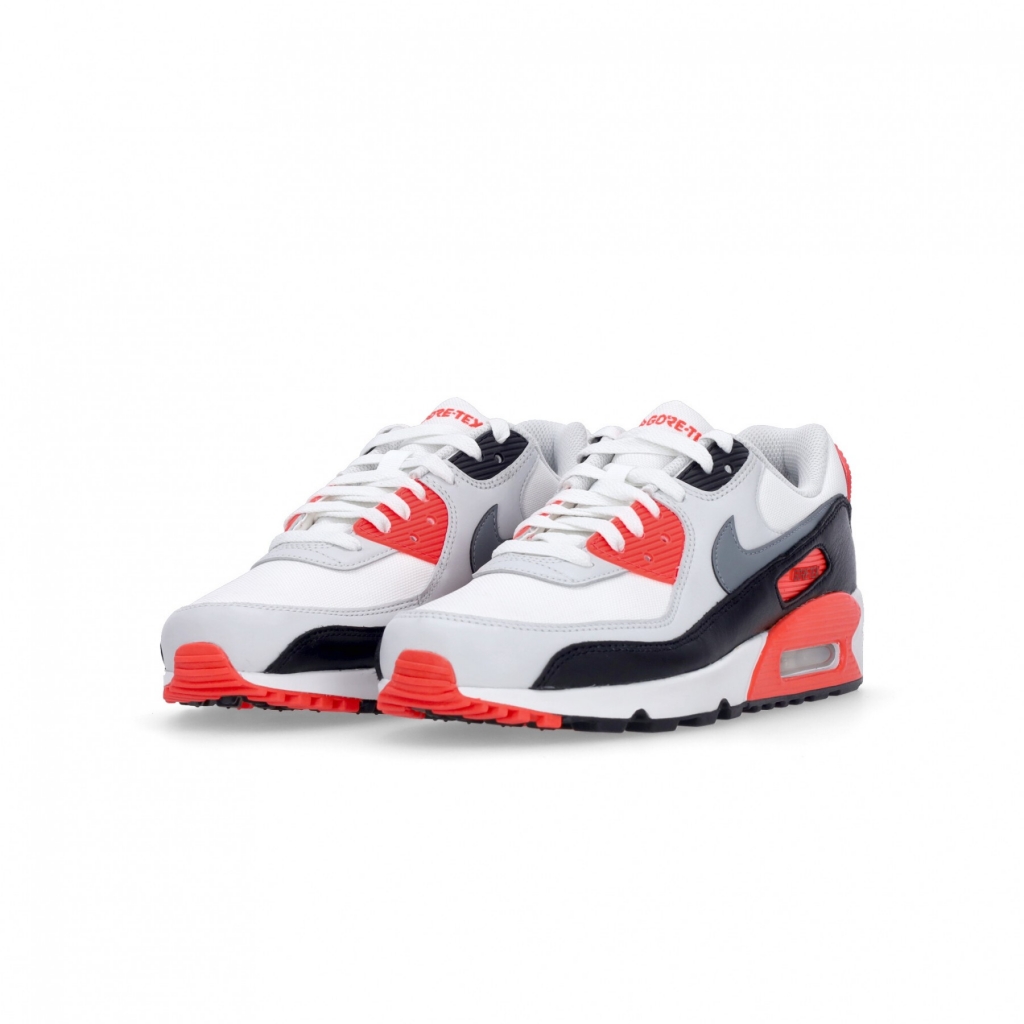 scarpa bassa uomo air max 90 gore tex SUMMIT WHITE/COOL GREY/BRIGHT CRIMSON