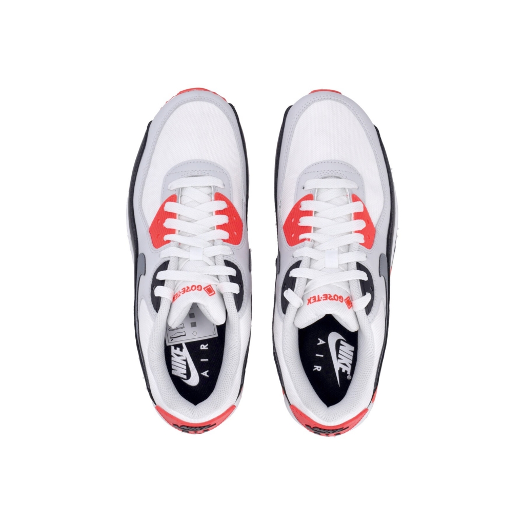 scarpa bassa uomo air max 90 gore tex SUMMIT WHITE/COOL GREY/BRIGHT CRIMSON