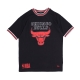 maglietta uomo nba team logo oversized mesh tee chibul BLACK/FRONT DOOR RED
