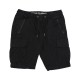 pantalone corto uomo ripstop jogger short BLACK
