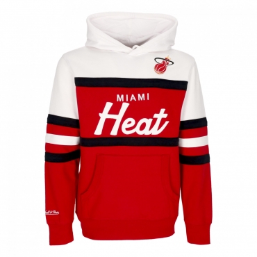 felpa cappuccio uomo nba head coach hoodie miahea ORIGINAL TEAM COLORS