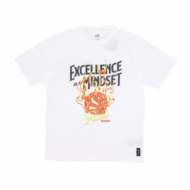 maglietta uomo hoops excellence tee WHITE