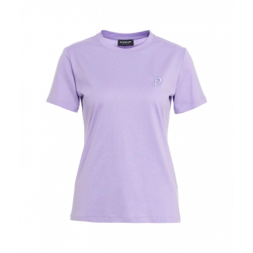 T-shirt con logo ricamato lill