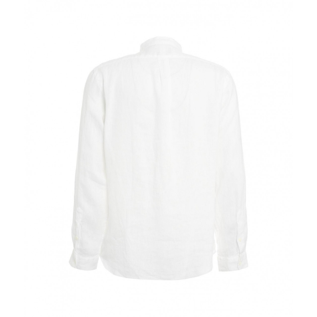 Camicia di lino bianco