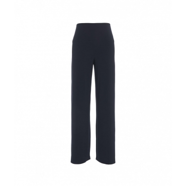 Pantaloni a gamba dritta blu scuro