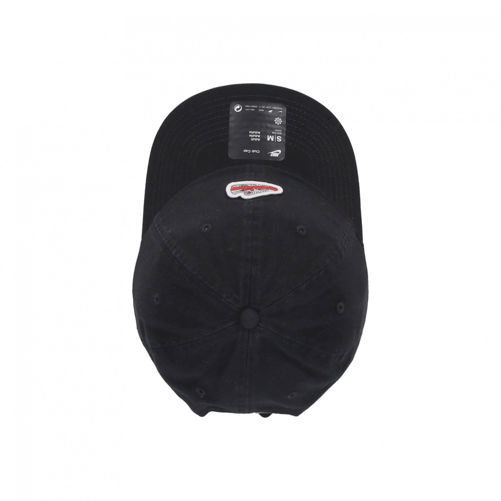 cappellino visiera curva uomo club unstructured air max 1 cap BLACK