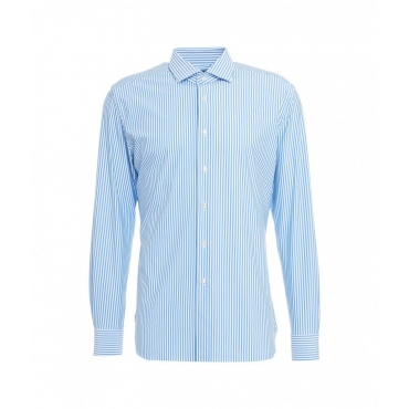 Camicia a righe blu