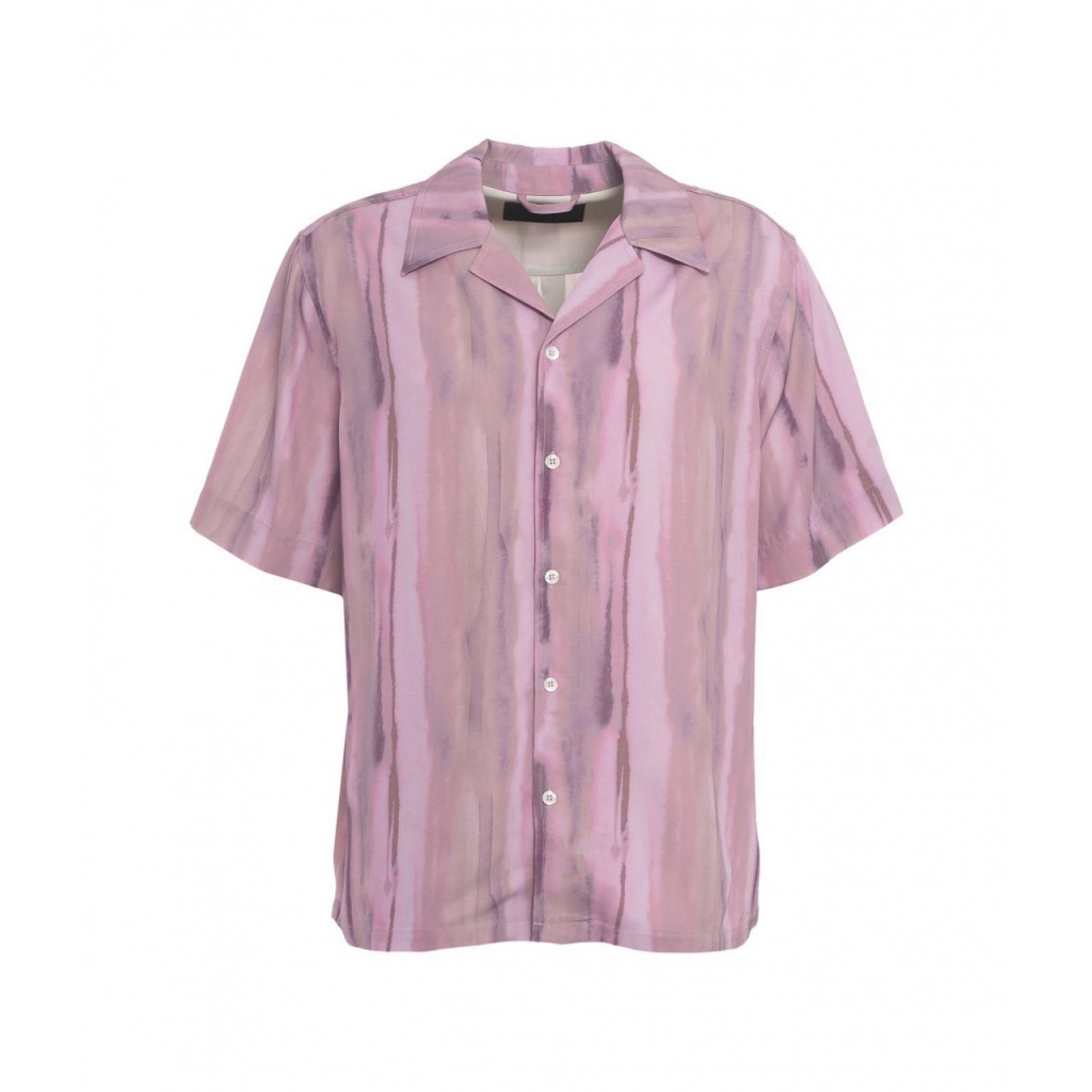 Camicia stampata Lavander rosa antico