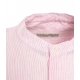 Camicia con righe a contrasto pink