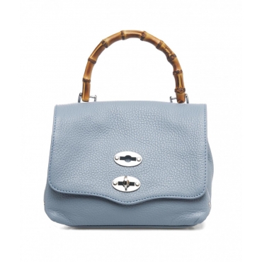 Mini Bag Postina Daily Bamboo azzurro