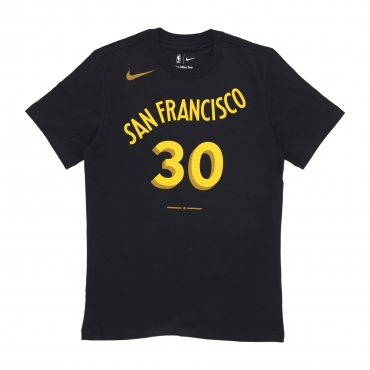 maglietta uomo nba city edition essential tee no 30 stephen curry golwar BLACK