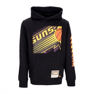 felpa cappuccio uomo nba big face 70 hoodie phosun BLACK