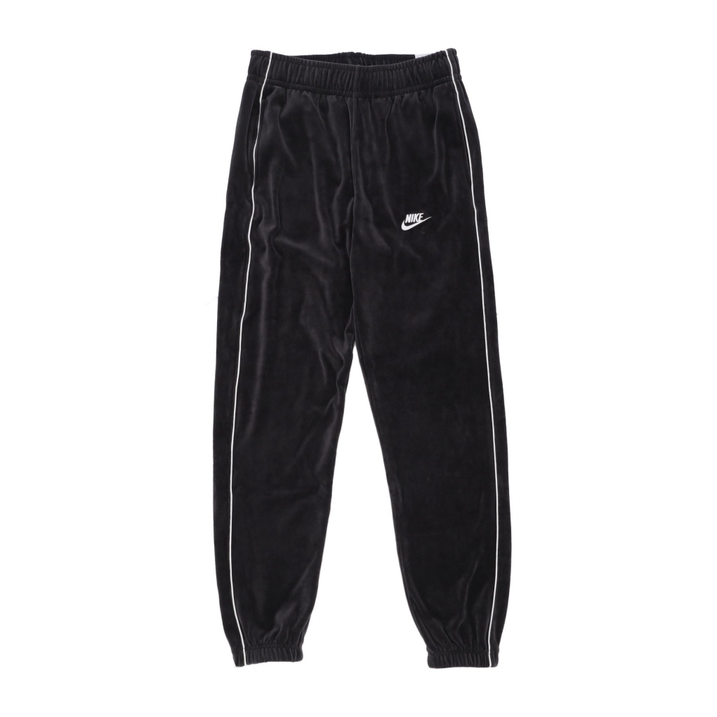 pantalone tuta uomo sportswear club velour pant BLACK/WHITE