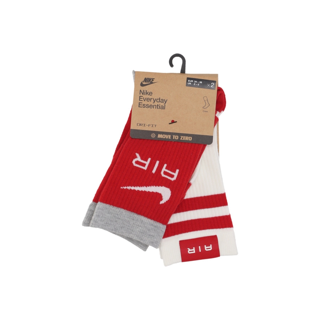 calza media uomo nba everyday essential socks UNIVERSITY RED/WHITE/GREY