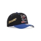 cappellino visiera curva uomo nba overbite pro snapback hwc dennug BLACK