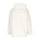 orsetto donna w sportswear logo high-pile jacket SAIL/LUMINOUS GREEN
