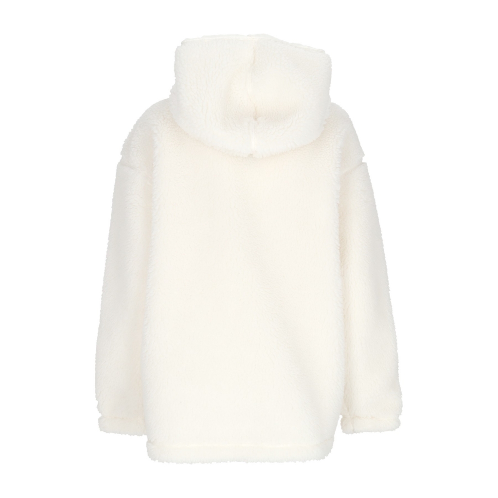 orsetto donna w sportswear logo high-pile jacket SAIL/LUMINOUS GREEN