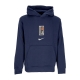 felpa cappuccio uomo nba city edition club fleece hoodie loscli COLLEGE NAVY