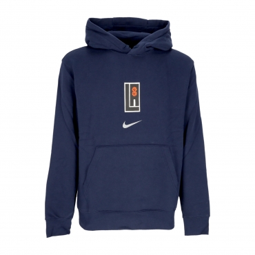 felpa cappuccio uomo nba city edition club fleece hoodie loscli COLLEGE NAVY