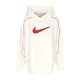 felpa cappuccio donna w sportswear swoosh oversize hoodie SAIL/SAIL/UNIVERSITY RED