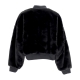 pelliccia donna w sportswear reversible faux fur bomber BLACK/COCONUT MILK