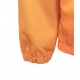Giacca con zip e cappuccio arancione